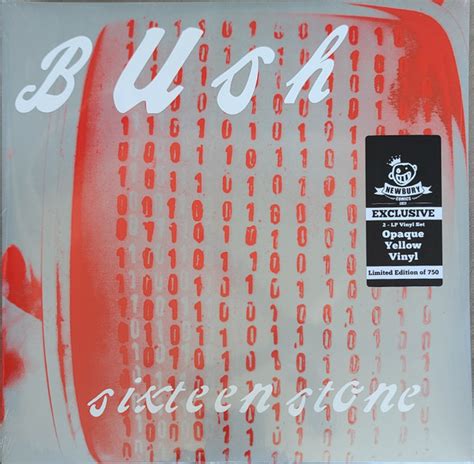 Bush – Sixteen Stone – 2 x Vinyl (Yellow Opaque, LP, Album, Limited ...