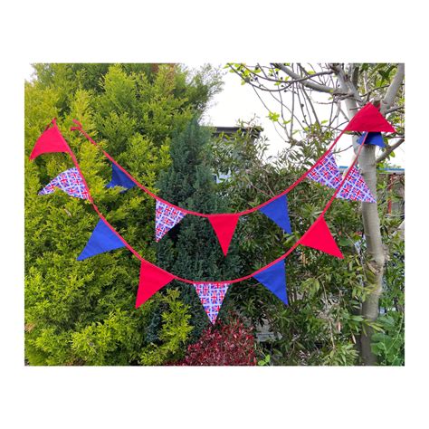 Fabric Union Jack Jubilee Bunting Craft Kit - Isabella Josie