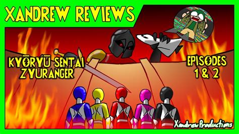 Kyoryu Sentai Zyuranger Episodes 1 & 2: Xandrew Reviews - YouTube