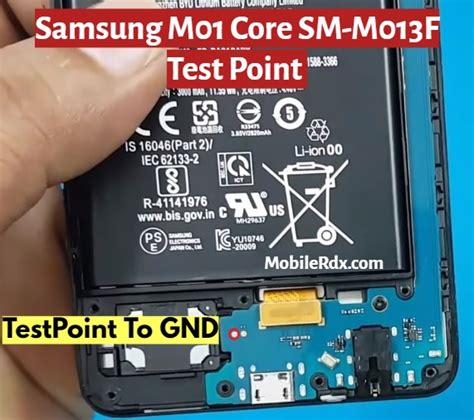 Samsung M01core M013f Edl Mode Test Point Emmc Isp Pinout Jumper | Images and Photos finder