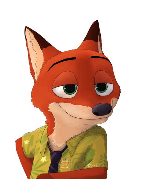 Nick Wilde from Zootopia by Caecuss on DeviantArt