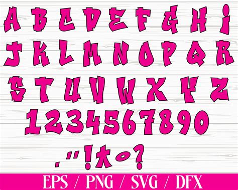 Graffiti Font SVG Graffiti Letters Graffiti Alphabet Svg - Etsy