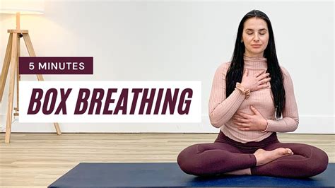 5-Min Box Breathing Exercise for Beginners | Relieve Stress & Anxiety | Aethos - YouTube