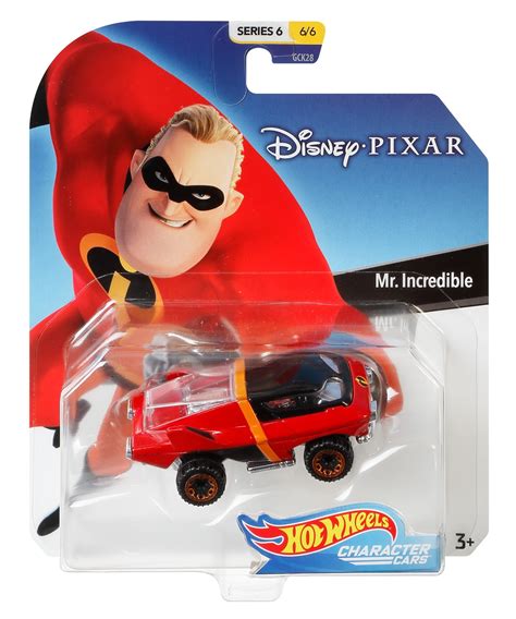 Hot Wheels Disney Pixar Mr Incredible Character Cars Series 6