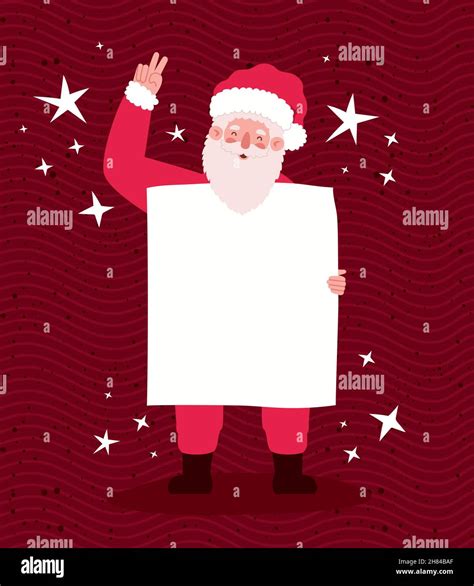 santa claus poster Stock Vector Image & Art - Alamy