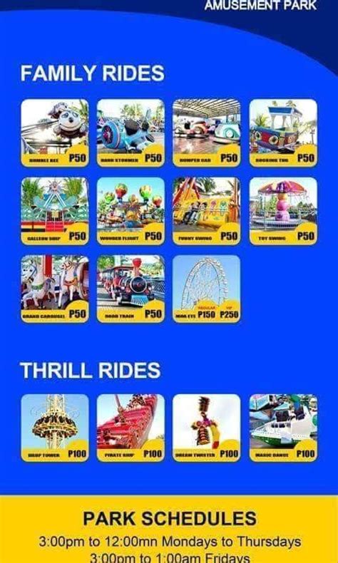 SM MOA BY THE BAY RIDES ALL U CAN, Tickets & Vouchers, Local ...