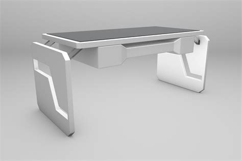 Futuristic Office Desk 3d Model Interior Cgtrader - vrogue.co