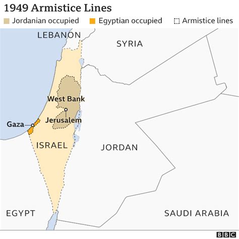 Israel's borders explained in maps - BBC News