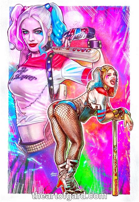 Harley Quinn From Suicide Squad (Margot Robbie) 13X19 inches Art Print