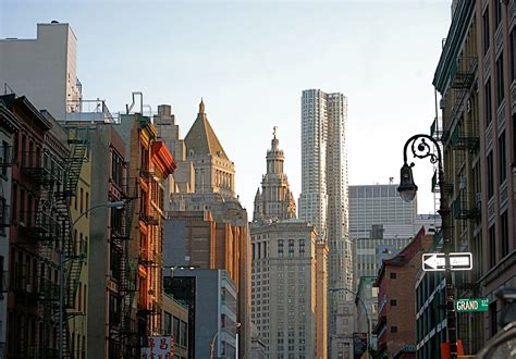NYC ♥ NYC: View of Lower Manhattan Skyline from Centre Street