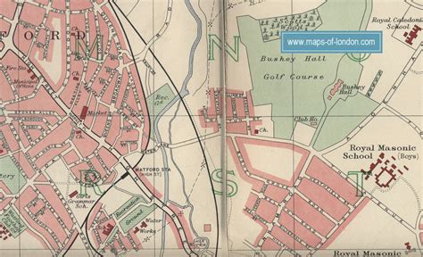 Map of Watford, London