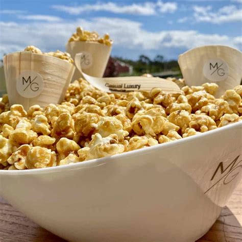 Malibu's Classic Caramel Gourmet Popcorn Tin & Gift Box - Malibu Gift
