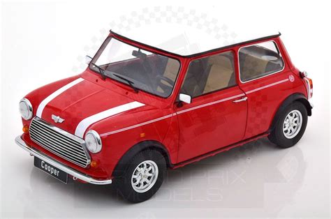 Mini Cooper Early 1990s Red/White 1:12 by KK Scale