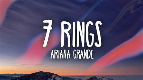 Ariana Grande - 7 rings (Lyrics) - YouTube Music