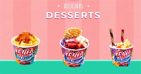 An Exploration Of Different Ice Cream Toppings And How They Complement Rollz’s Flavours