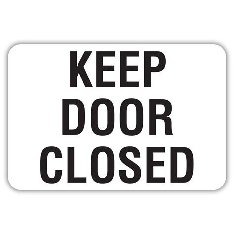 Keep Door Closed Sign Printable No Supports, Prints In A Little Over 2… | Download Free 3d ...