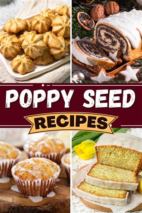 30 Easy Poppy Seed Recipes (Desserts and More) - Insanely Good