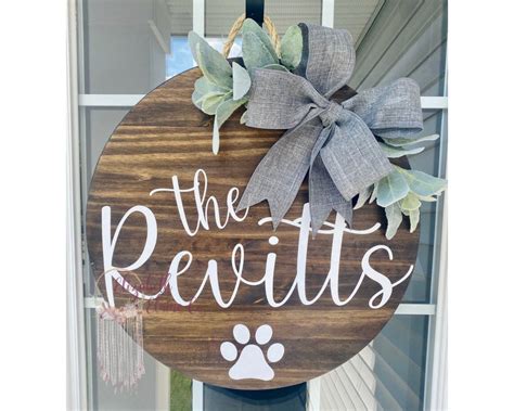 Custom Door Sign Door Decor Welcome Sign Closing Gift | Etsy