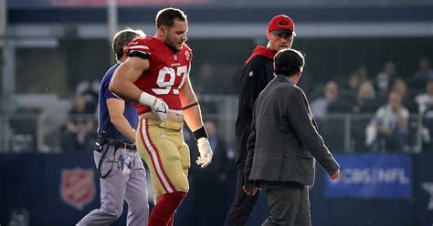 Nick Bosa injury: 49ers' defensive end leaves game vs. Cowboys after scary collision - Sports ...