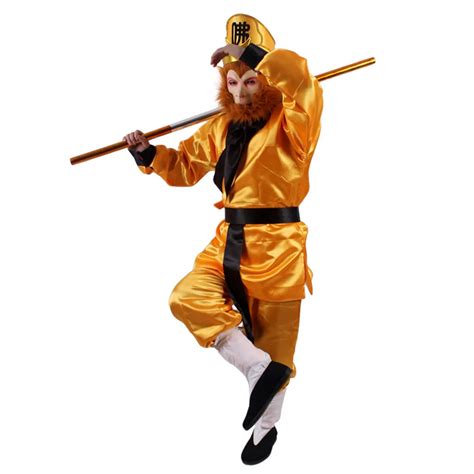 Chinese ancient classic story stage costumes of Monkey King, ancient chinese costume of Monkey ...