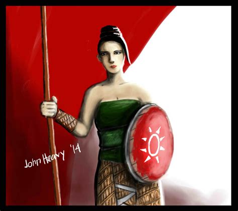 Majapahit Empire Female Soldier by JohnHeavy on DeviantArt