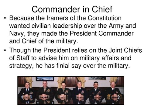 Commander In Chief