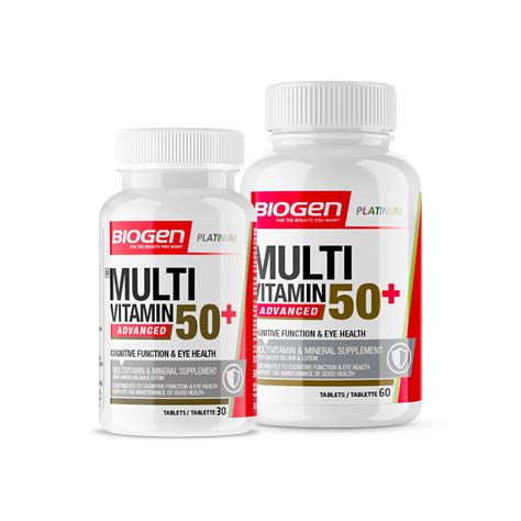 Multivitamin 50 Plus Advanced Value Pack - 90 Caps | | Biogen