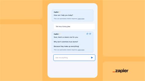 Build a free AI Chatbot on Zapier