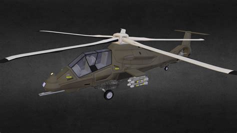 Comanche RAH-66 Helicopter - 3D model by JohnHoagland [ldKuo2M] - Sketchfab