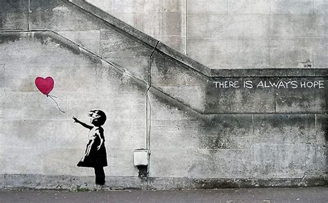 Poster – Banksy Art Balloon Girl – Picture Decoration Artwork There Is ...