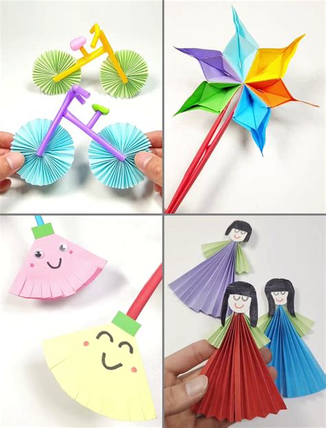 Super Cute Paper Folding Crafts for Kids | paper, craft | DIY Creative Paper Craft Ideas for ...