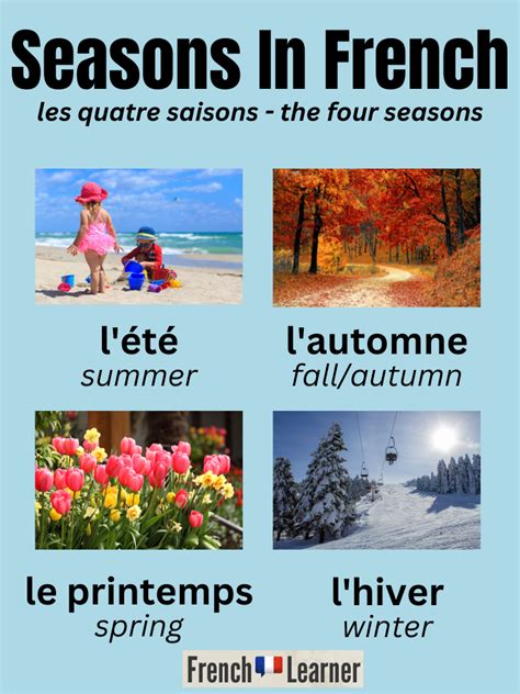 Obéissant manteau Sommet four seasons in french language Indifférence ...