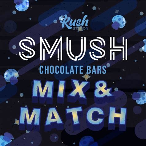 Smush Mushroom Chocolate Bars Mix & Match - Kush Station