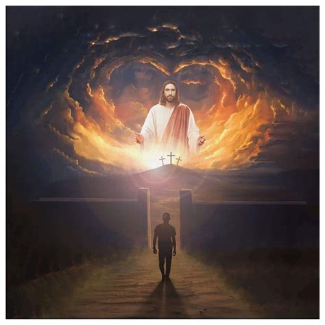 Jesus come back and open arms canvas wall art | Arte jesus, Imagens ...