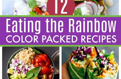 Eating the Rainbow with 12 Healthy Color Packed Recipes - 31 Daily