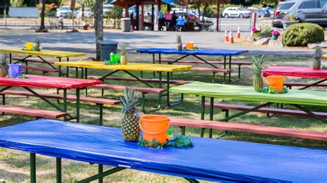 Disposable Table Covers for Company Picnics · National Event Pros