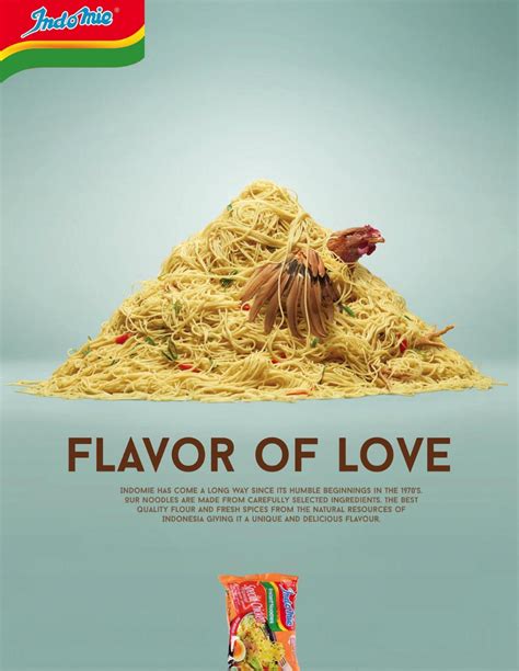 Indomie Noodles Print Advert By : Flavor of Love, 1 | Ads of the World™ | Indomie, Interactive ...