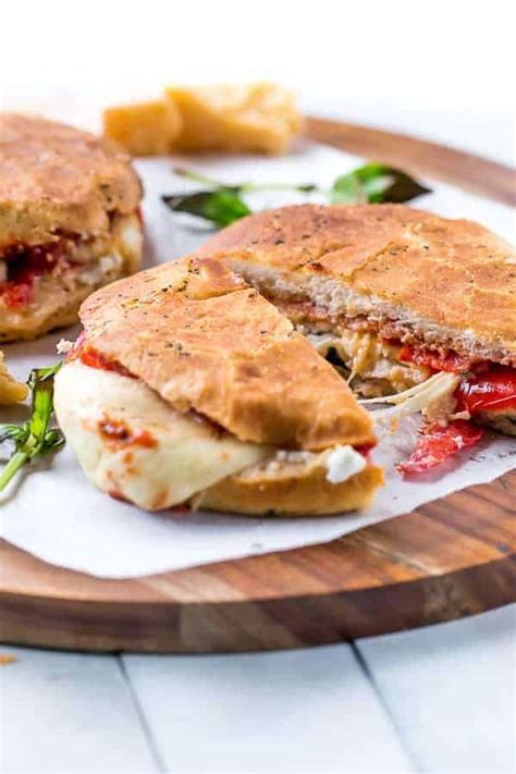 Focaccia Three-Cheese Italian Grilled Cheese