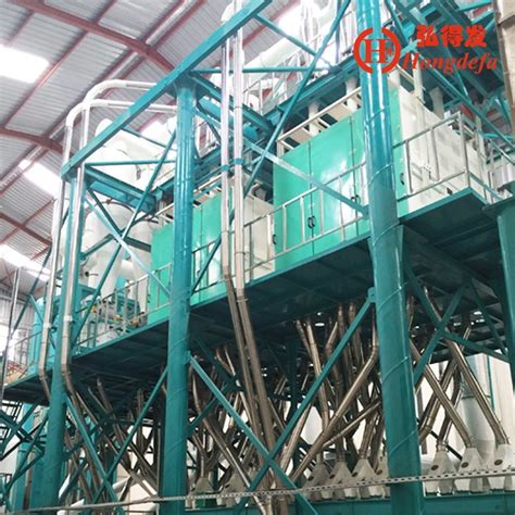 Africa Installtion Service Maize Flour Milling Machine with Steel Silo ...