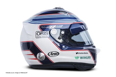 Helmet designs of Valtteri Bottas (Williams) from 2015 : r/f1helmet