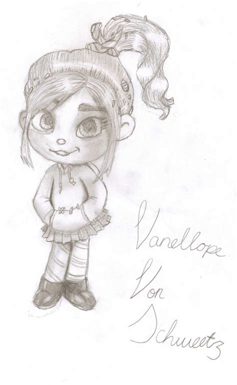 Vanellope sketch by ParamoreLoverXx on DeviantArt