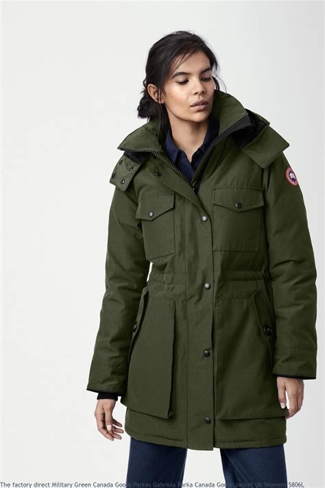 The factory direct Military Green Canada Goose Parkas Gabriola Parka ...