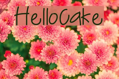 HelloCake Font - FFonts.net