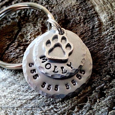 Pet ID Tag Personalized Pet ID Tag Dog Tag Pet Tag | Etsy | Pet id tags ...