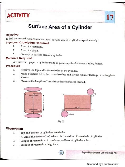 CSA of Cylinder | PDF