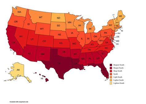 Deep South States Map | Hot Sex Picture