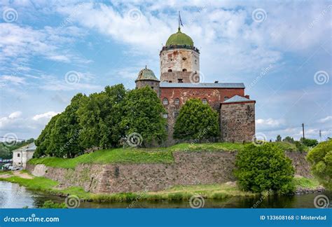 Vyborg Castle Near Saint Petersburg, Russia Stock Photo - Image of ...