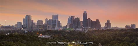 Austin Skyline Panorama Northeast 1 : Austin, Texas : Images from Texas