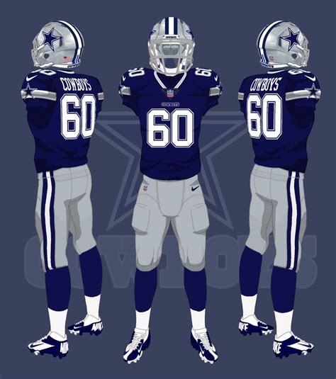 Dallas Cowboys uniforms by CoachFieldsOfNOLA on DeviantArt