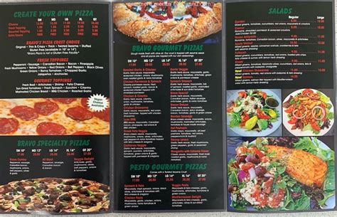 Menu at Bravo Pizza Plus pizzeria, Atascadero